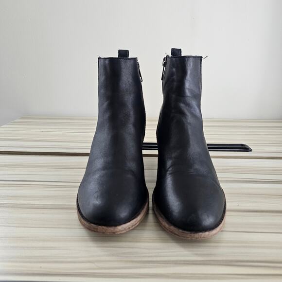 Frye Alton Black Leather Chelsea Boots Size 7.5 - Picture 4 of 8